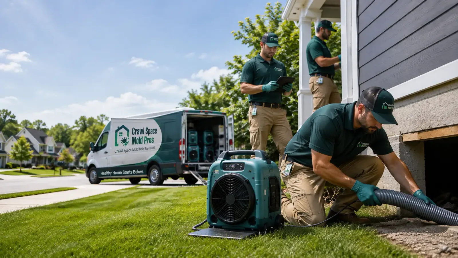 Crawl Space Mold Removal in Templeton, CA